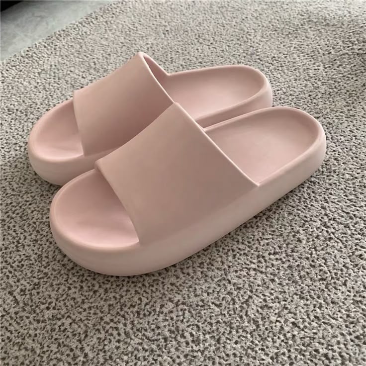 Cloud Comfort: Ultra-Soft Beige Foam Slide Slippers