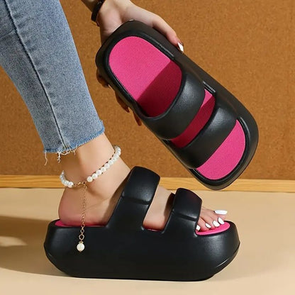 Elegant Heeled Slippers