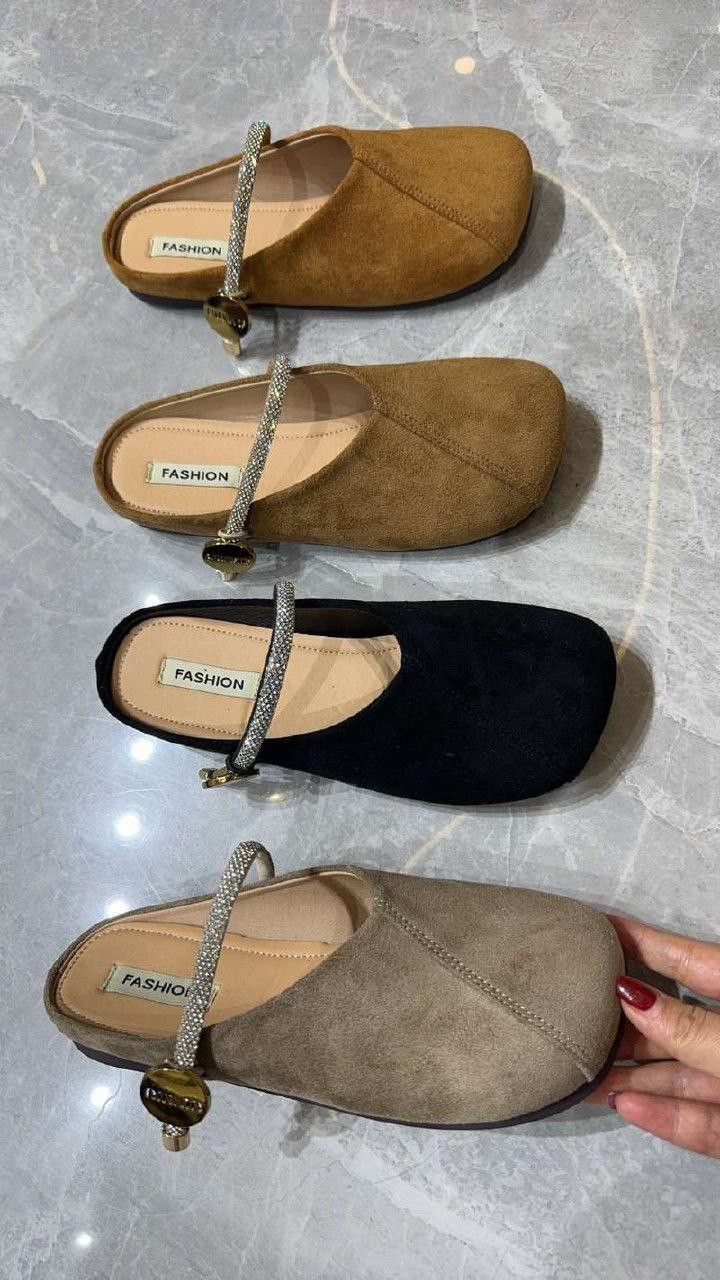 Women’s Wide Fit Slide Clogs – Round Toe & Adjustable Cork Footbed Comfort